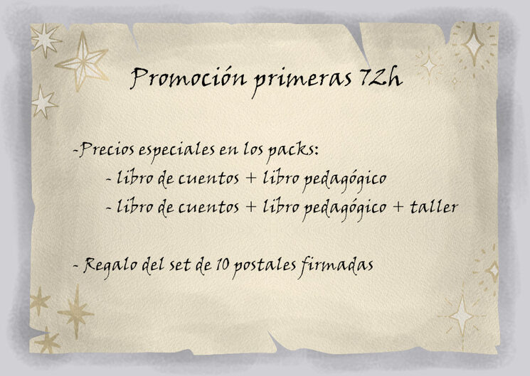 Promoción para mecenas en las primeras 72h