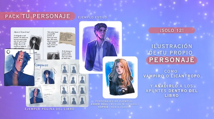 La ilustración se enviará también en digital por separado a los mecenas