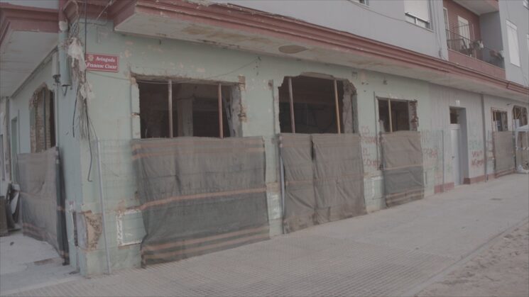 Muchas viviendas resultaron afectadas por la inundación
