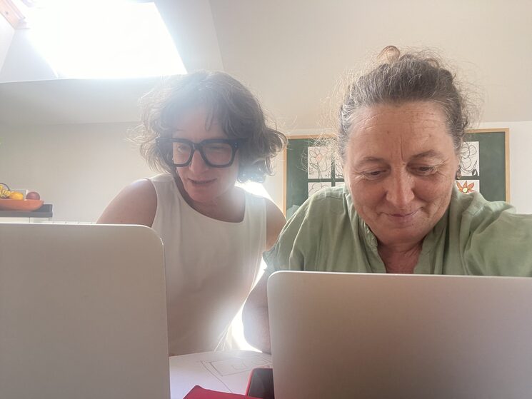 Cristina Cameselle e Geni Iglesias
