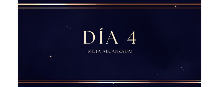 Día 4. ¡Meta alcanzada!