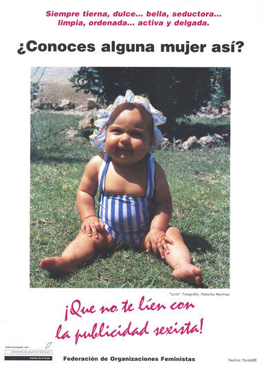 Cartel editado por la Federación Org. Feministas.
