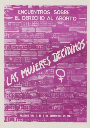 Cartel editado en 1981. COF.