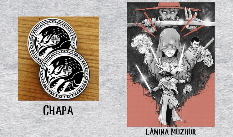 Chapa y lámina de Muzhur.