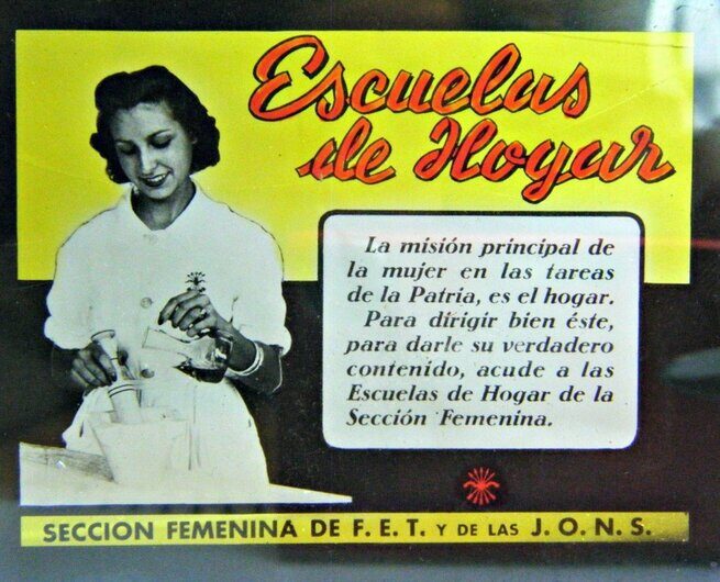 Placa de linterna entre 1940-1950. Biblioteca Regional de Madrid.