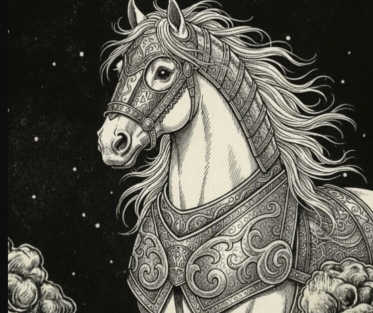 Un caballo parlante que acompaña a Arturo en su viaje por el mundo fantástico. Práctico, sarcástico y autoconsciente, el animal aporta alivio cómico mientras cuestiona la lógica del mundo.