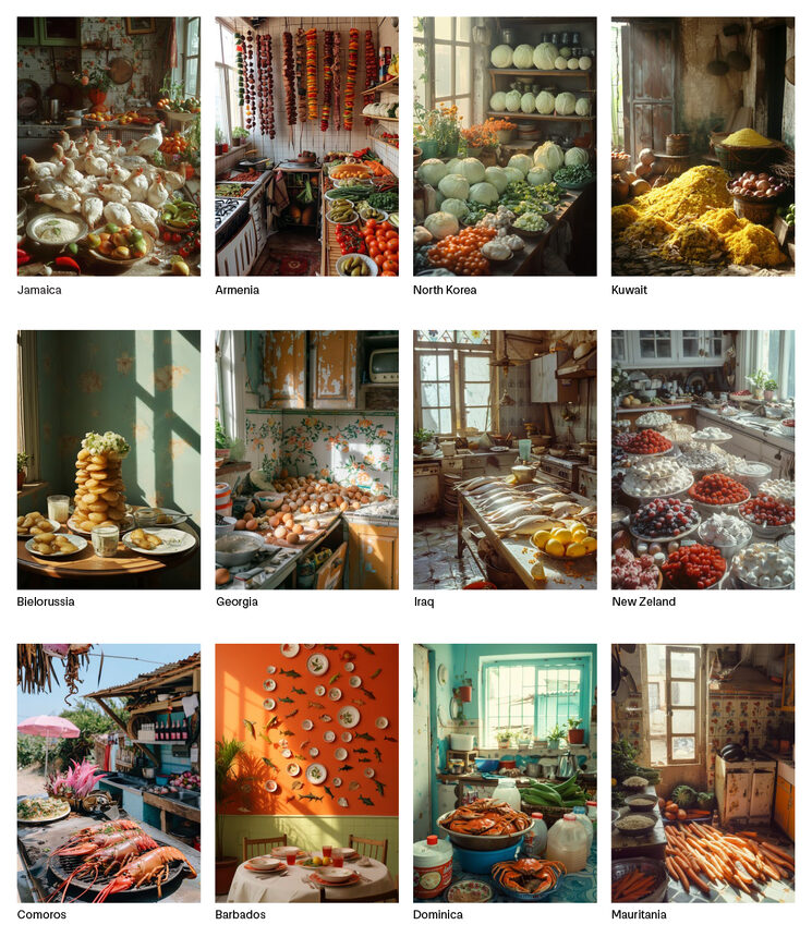 Algunas de las cocinas del Atlas