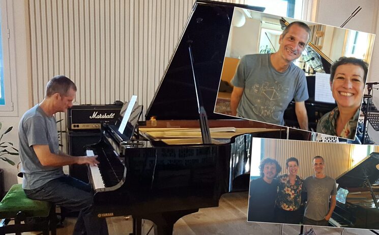 Recording with Alejandro Di Costanzo