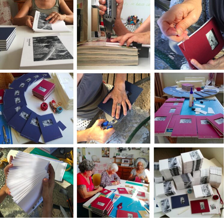 La confección artesanal de los cuadernos Raíces Nómadas y Labrado a Mano