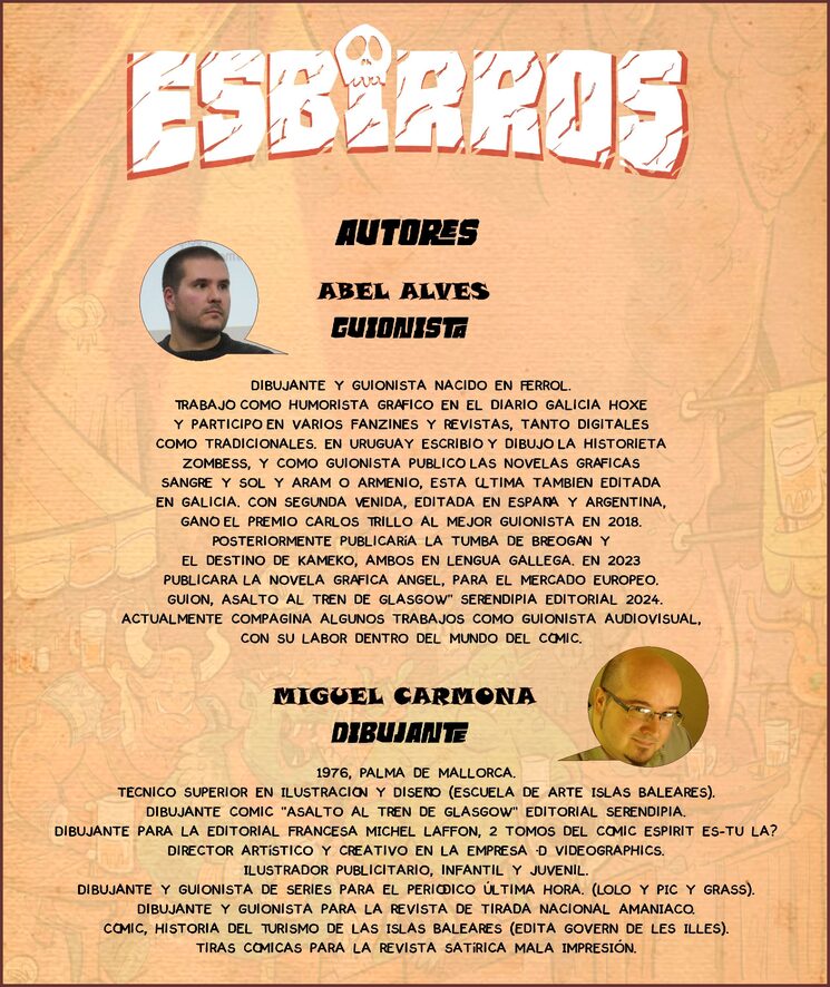 Los culpables de lo que pueda pasarte por leer este cómic...