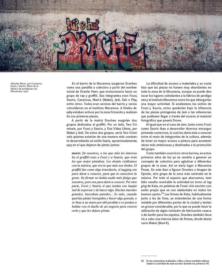 Capítulo dedicado a la escena en los primeros 90 y foto de pieza de Drache Heer en la Torre de los Perdigones