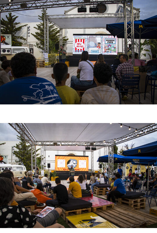 Aquí de cachondeo en el Festival de Sitges 2024.