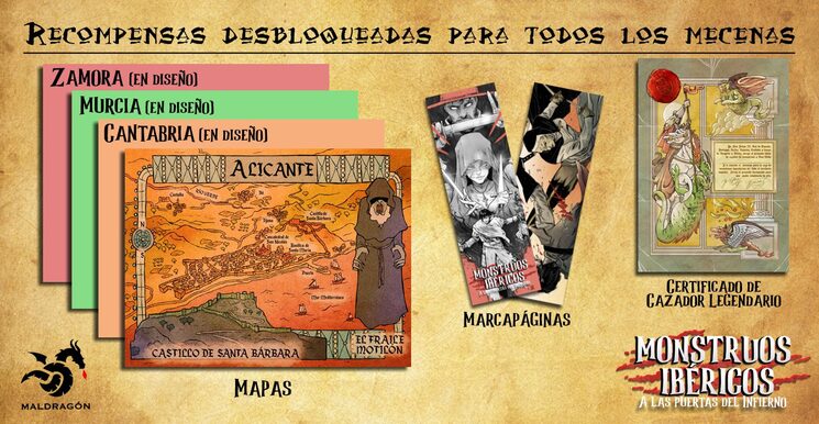 Recompensas gratuitas desbloqueadas hasta ahora.