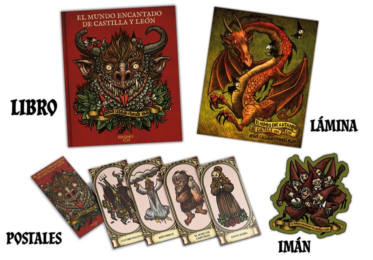 Todo esto de regalo por ser mecenas. Diseños no definitivos.