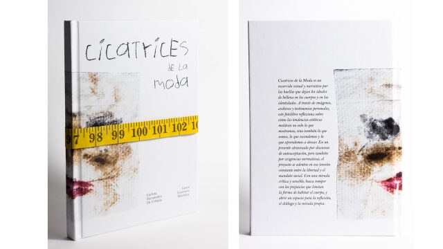 Portada y contraportada de Cicatrices de la Moda