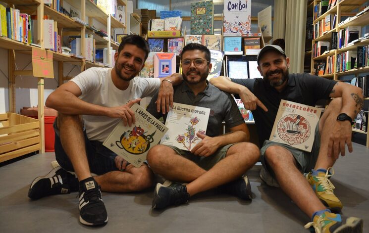Ricard Tàpera (autor), Jordi G. Miravet (editor) i Carles Vercher (il·lustrador)