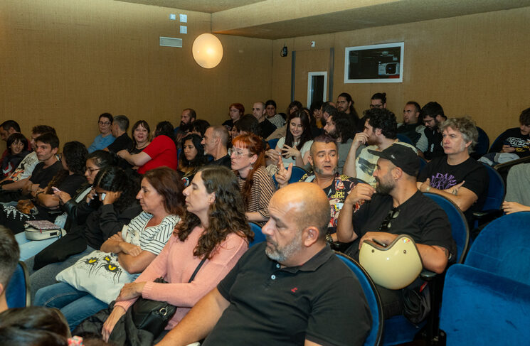 Público durante la presentación de la película