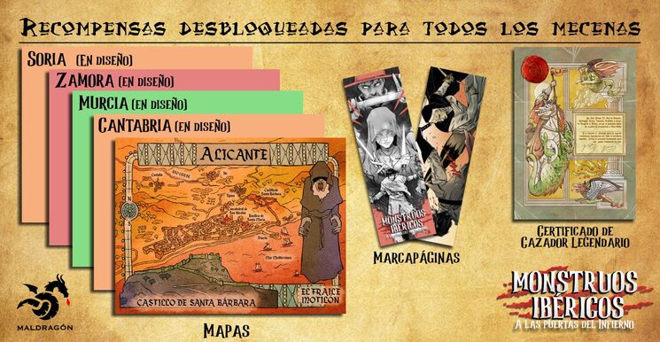 Recompensas gratuitas desbloqueadas hasta ahora.