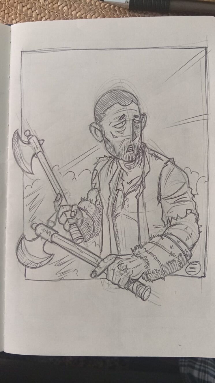No es Cervantes, pero ojo que lleva dos hachas