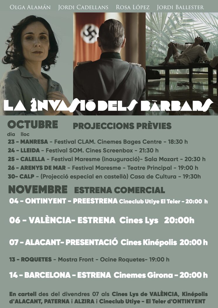 A UN MES DE L'ESTRENA DE... LA INVASIÓ DELS BÀRBARS!!!