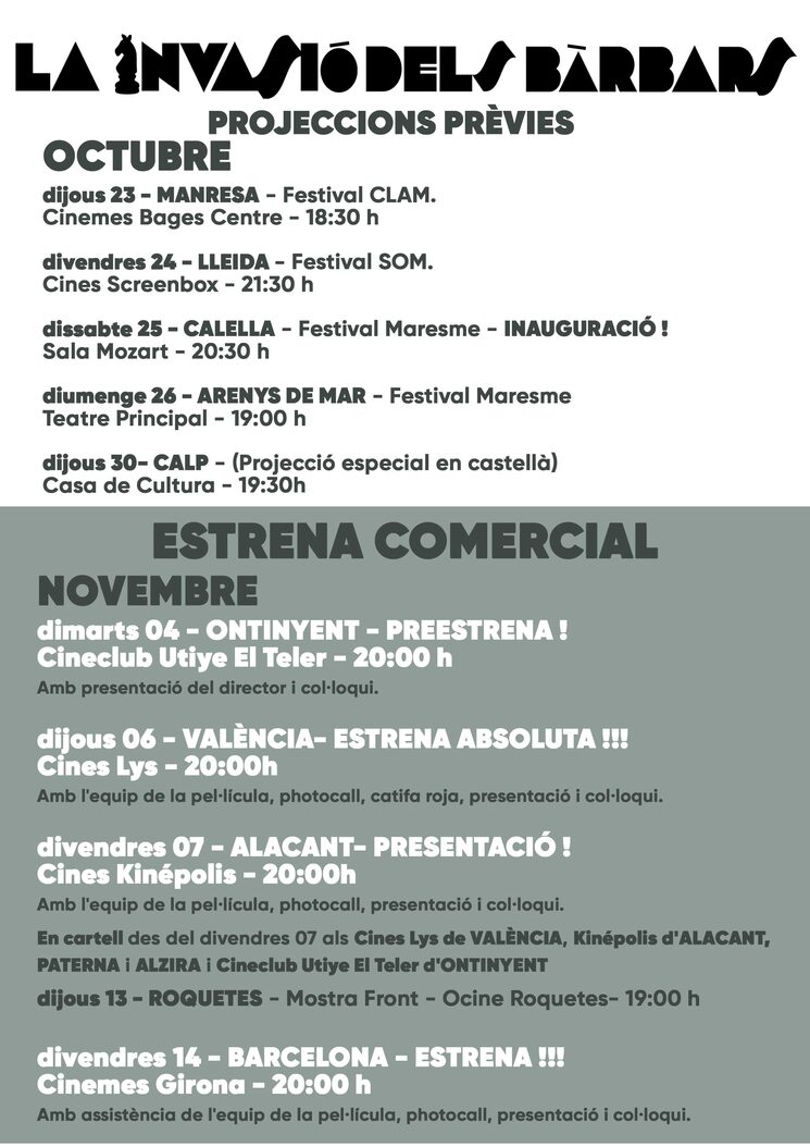 QUAN REBRÉ LES ENTRADES?... ACÍ TENIU LA RESPOSTA
