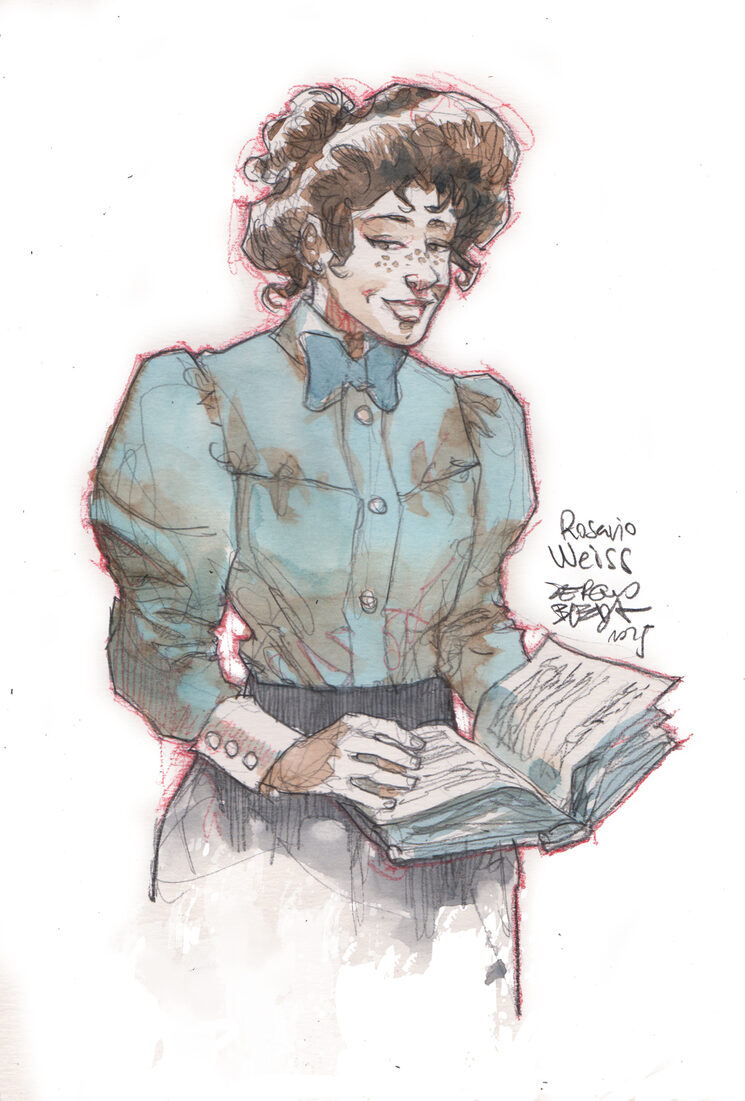 Rosario Weiss. Diseño de personaje.