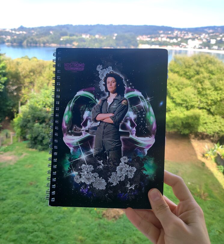 Cuaderno en el que se escribió la historia