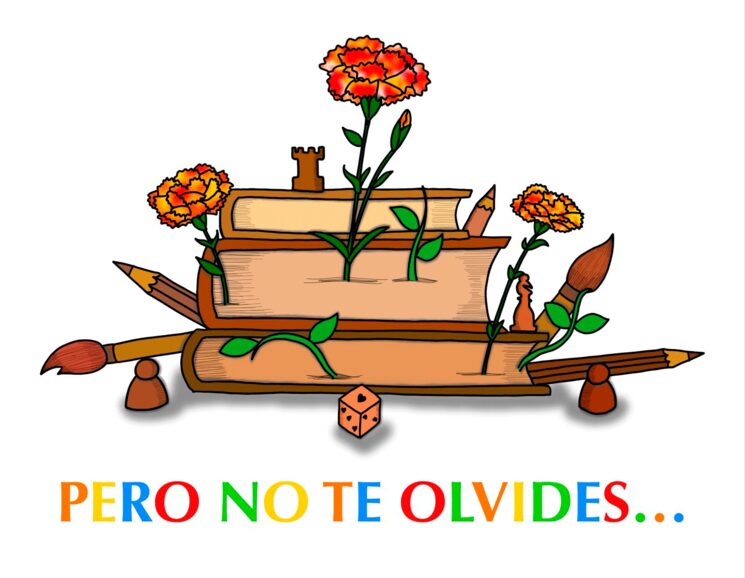 Ilustración con sugerencia de rótulo para la portada