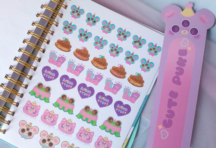 Pegatinas y marcapáginas