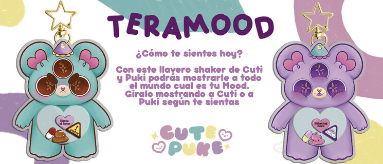 Llavero shaker mini acrílicos