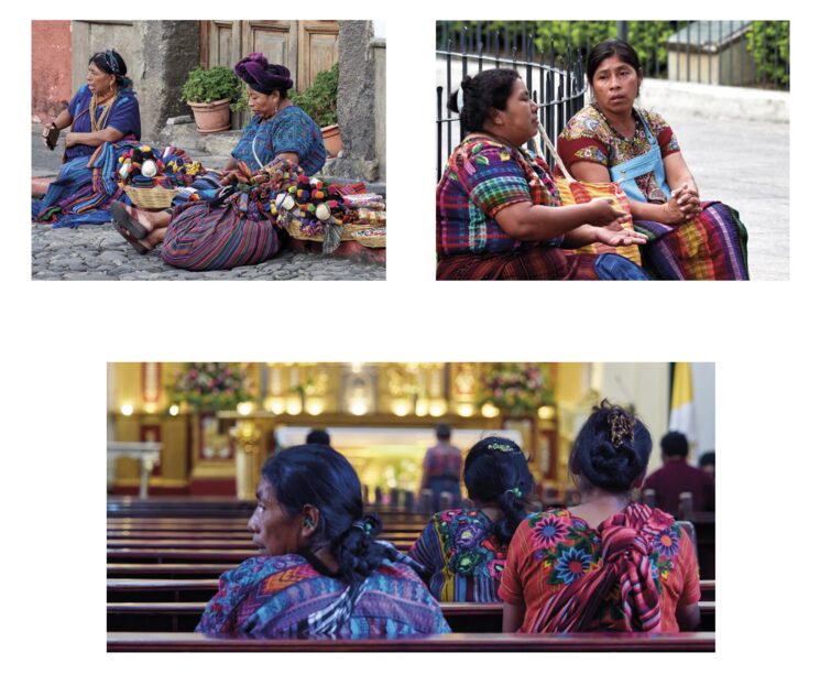 AMÉRICA: muchas mujeres mayas en Guatemala tienen que sobrevivir vendiendo sus textiles en la calle.