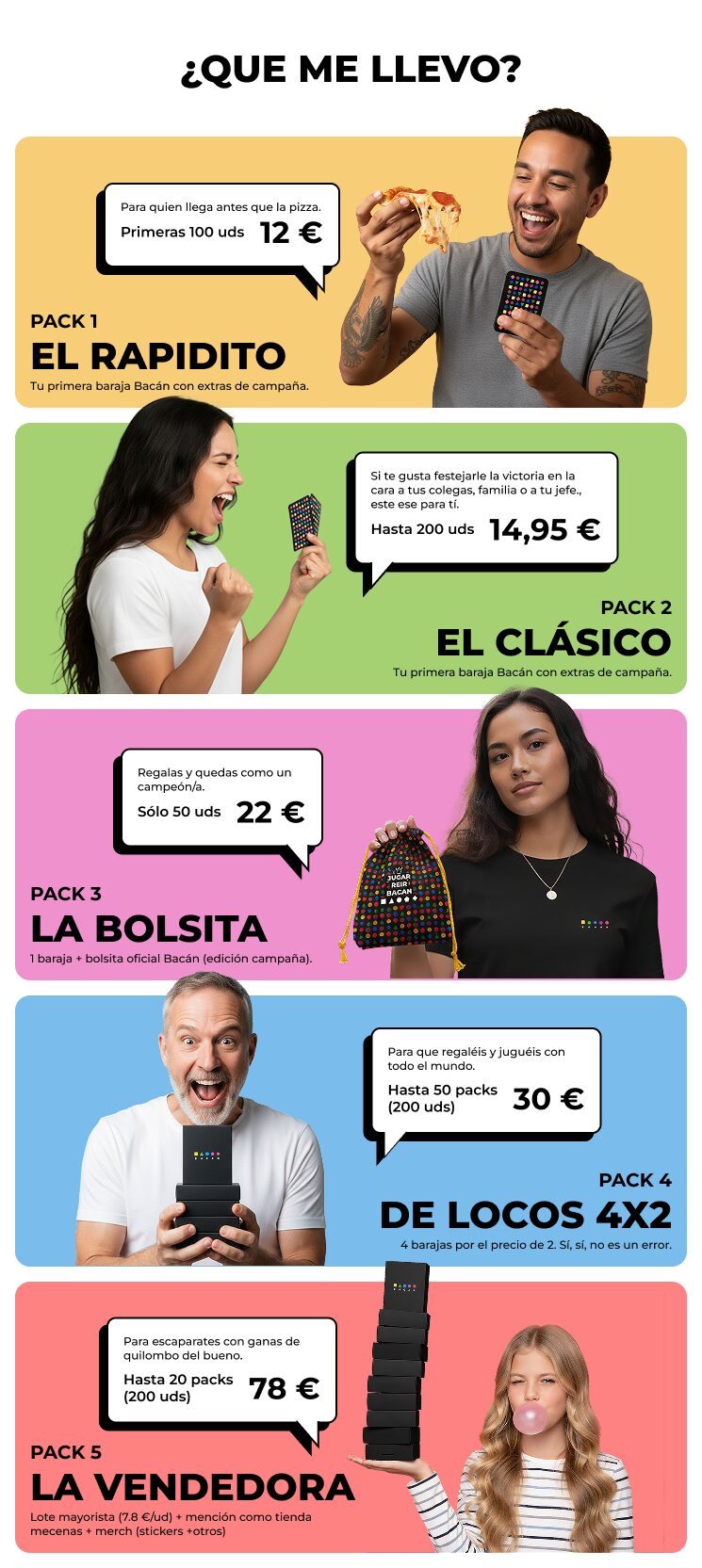 ¿Que backer quieres ser?