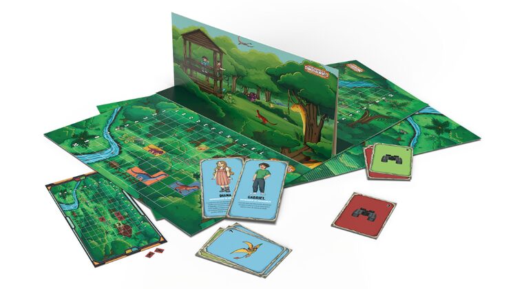 Simulación "Escondite con dinosaurios", la versión final puede variar