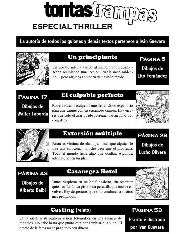 Podcast sobre Lóbrego (horror) y Tontas Trampas (cómic)