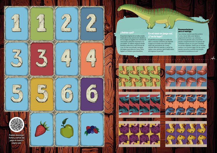 Todos los componentes recortables van a estar disponibles de forma gratuita online para descargarse en pdf.