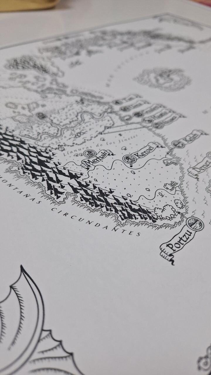 Prueba de impresión del mapa