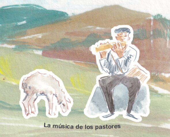 El mayoral sabía tocar la gaita... (Simeón Serrate Mayoral)