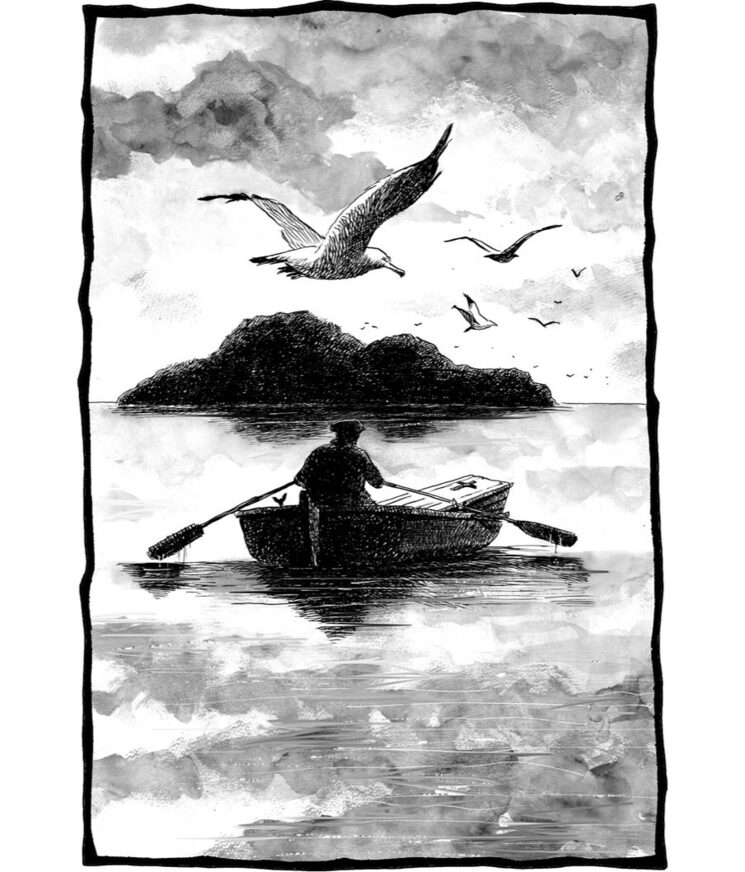 Cuentan las leyendas que más allá de la novena ola, donde verdaderamente termina Irlanda, existen unas islas fantásticas a donde van los celtas tras la muerte. Un peculiar barquero, parroquiano de Hangman´s Head, nos podrá contar más cosas sobre este extraño asunto.