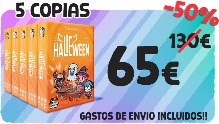 5 Copias de Halieween con 50% de descuento | Sólo en Verkami