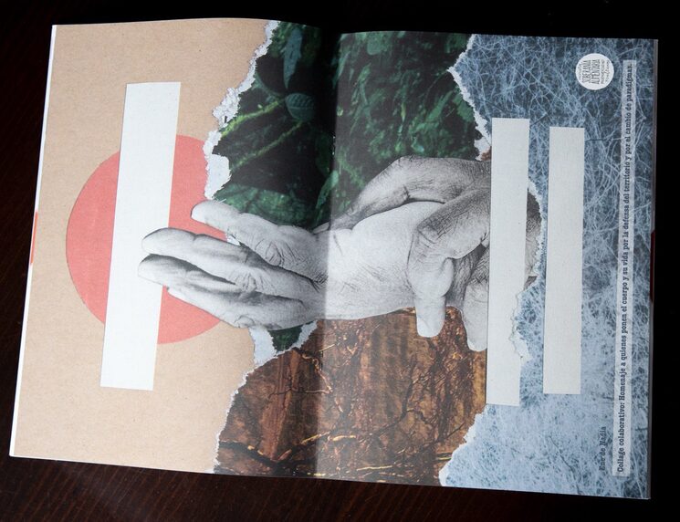 Póster central del número sobre Caos climático