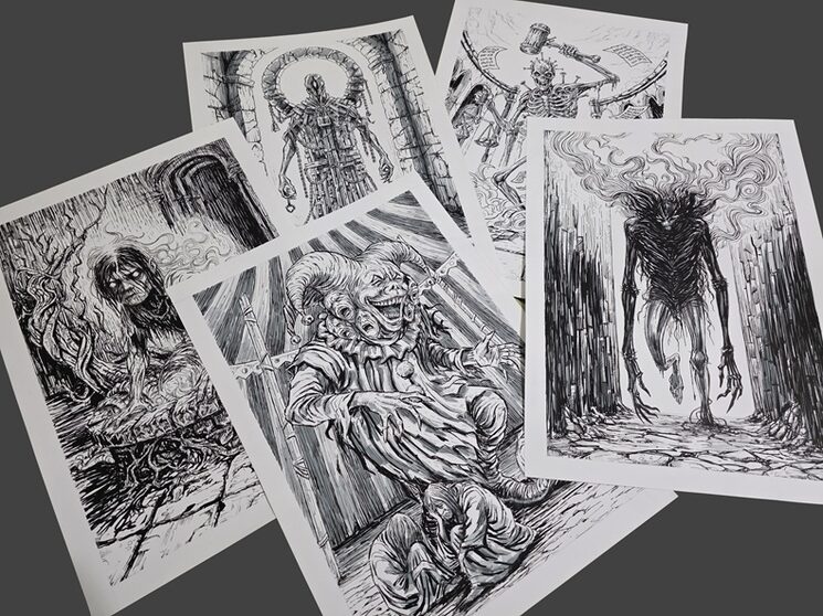 Dibujos originales del libro