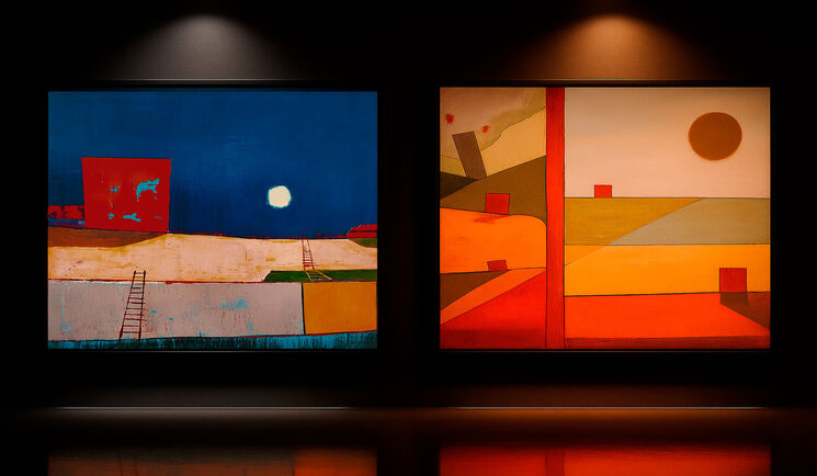 Paisajes oníricos nocturnos y diurnos. Surrealismo Poético