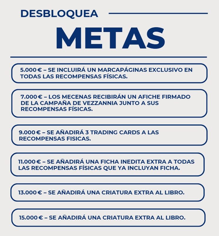 Metas de la campaña
