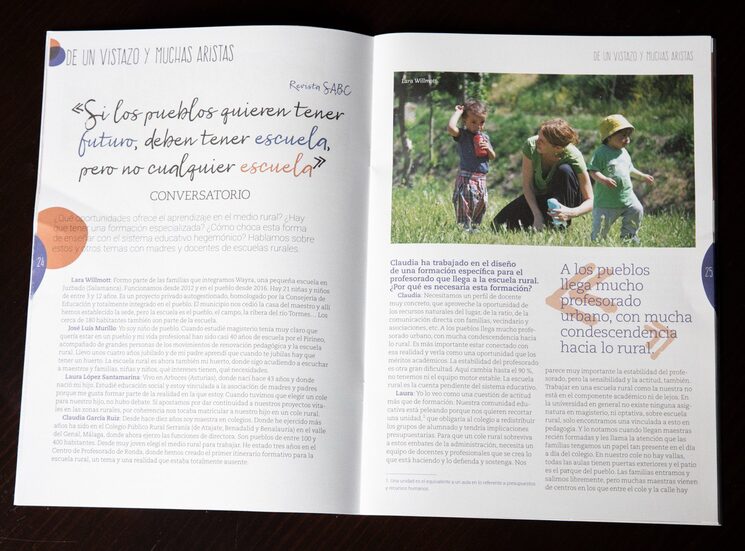 Conversatorio del número sobre Escuela rural