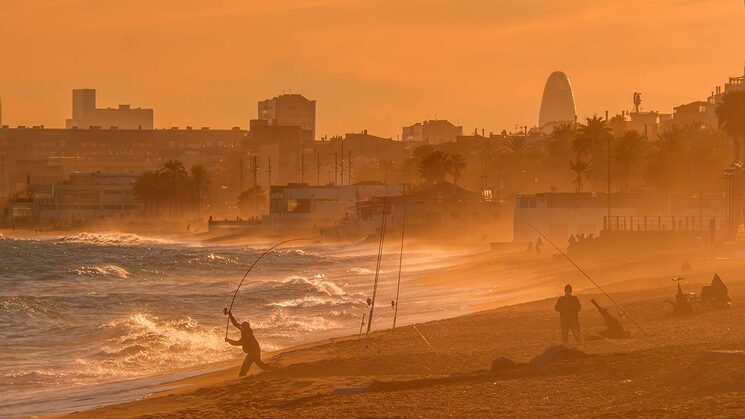 Badalona, 2018. Posta de sol a l