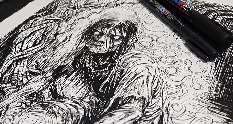 Dibujo interior del libro