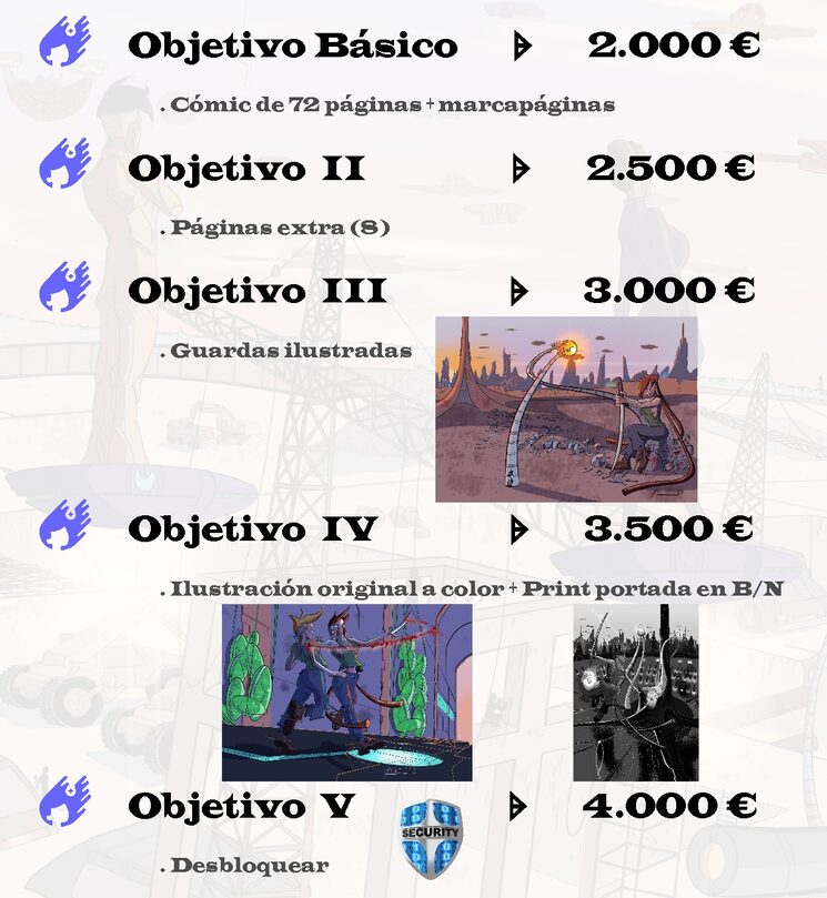 Objetivos desbloqueables