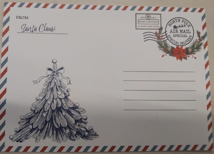 Postal parte trasera