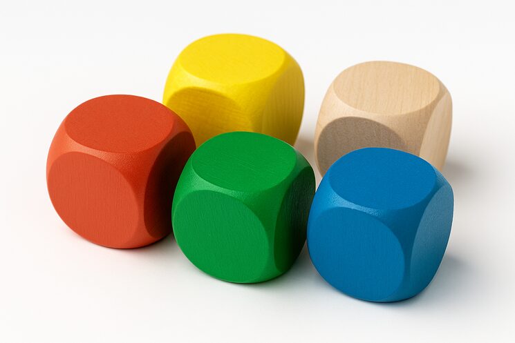 Dados. Color por bloque más el comodín