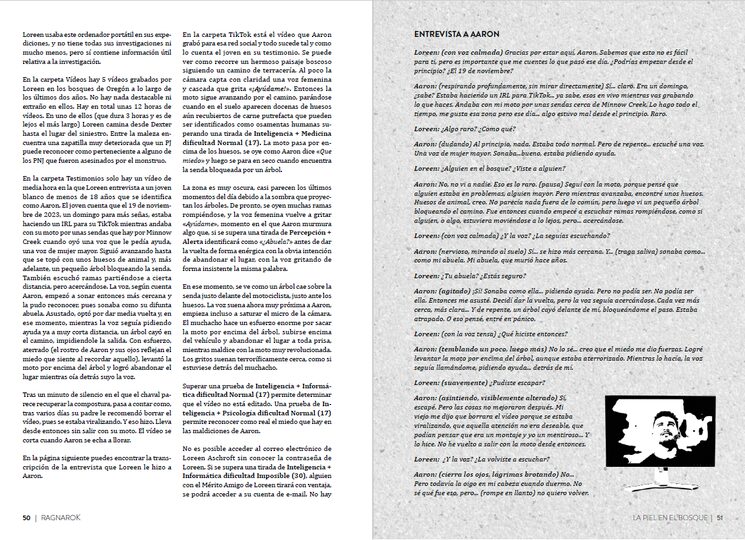 Maquetación interior. Puede sufrir cambios